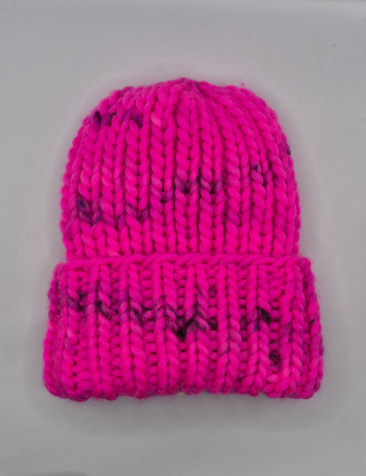 Neon Pink Beanie